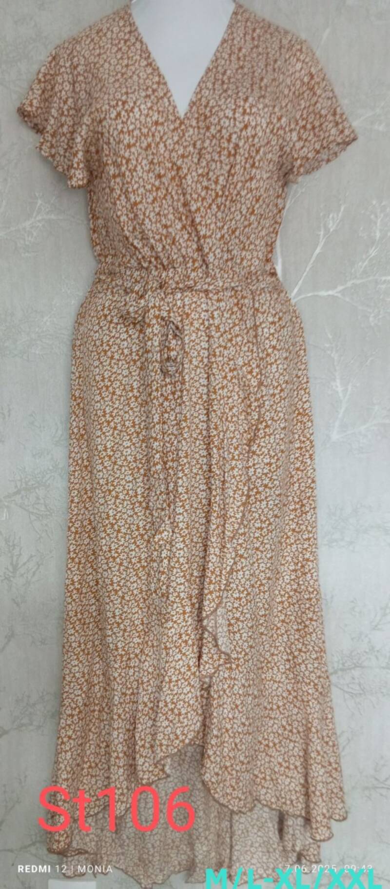 Sukienki damskie Roz M/L-XL-2XL, Mix Kolor .Paczka 12 szt